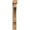 Ekena Millwork Balboa Block Rough Sawn Bracket w/ Offset Brace, Western Red Cedar, 6"W x 40"D x 44"H BKT0604X40X44BOA05RWR - alternate 2